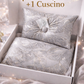 Copriletto matrimoniale con cuscino
