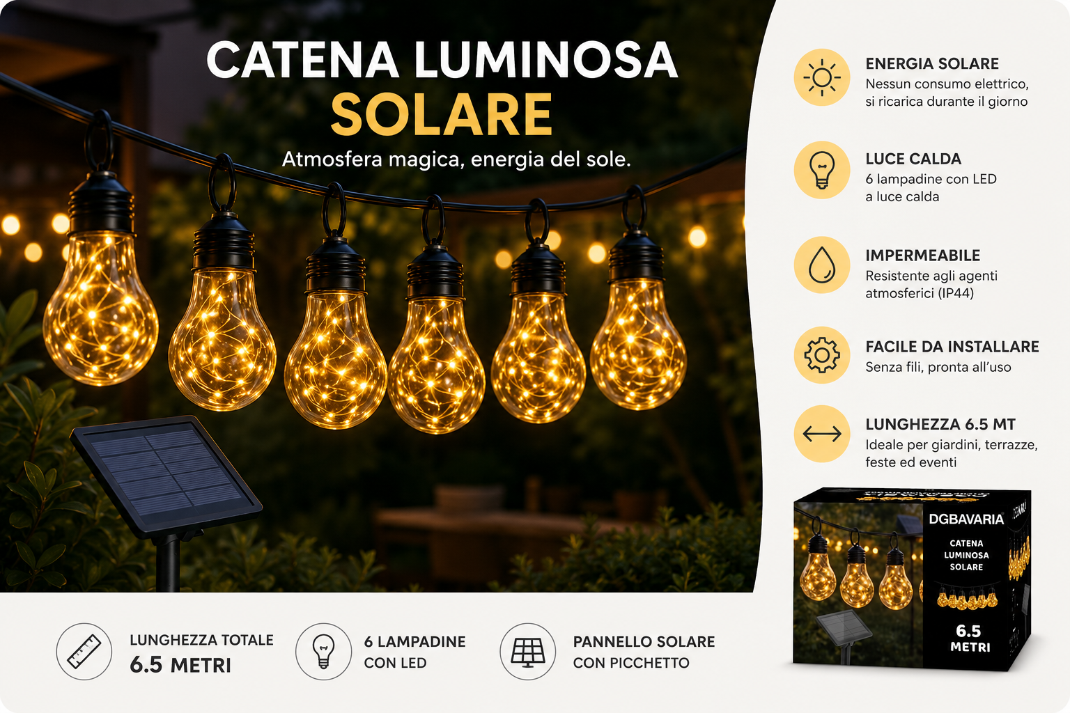 Catena luminosa solare